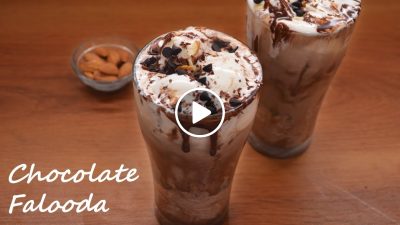 Chocolate falooda recipe | Easy chocolate faluda recipe | Royal falooda recipe | summer dessert |